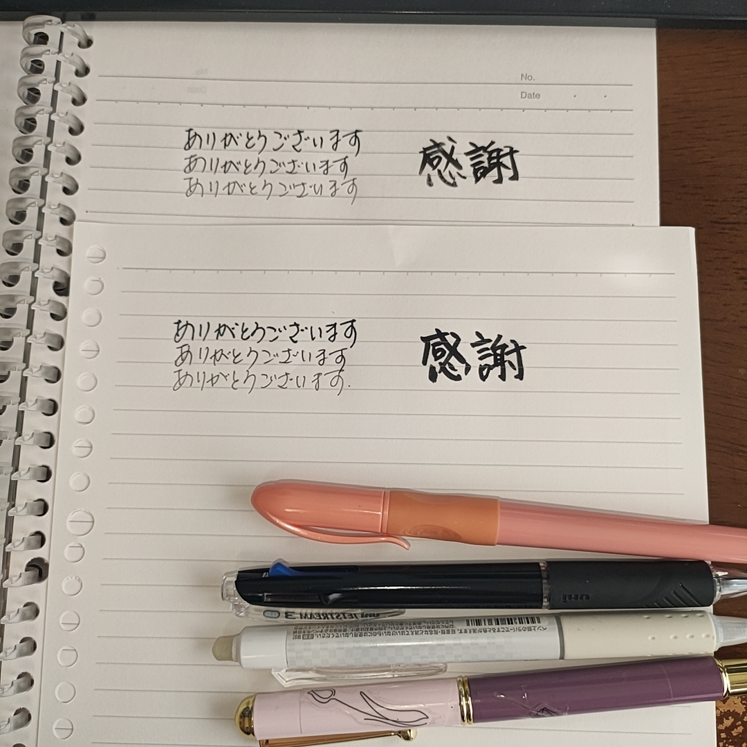 無印とダイソールーズリーフの比較