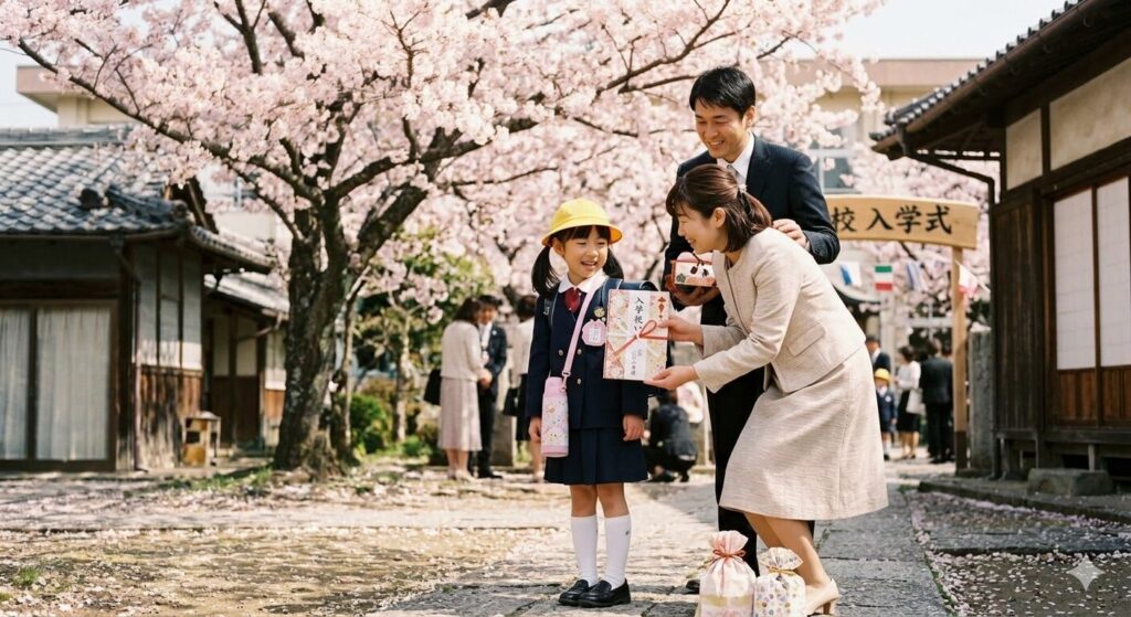 孫の入学祝い